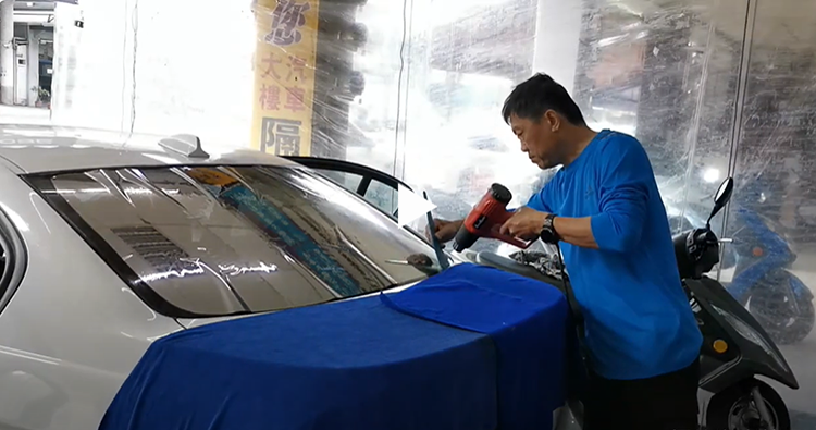 隔熱紙施工流程