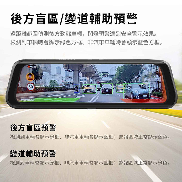 PAPAGO Ray  Home WIFI 電子後視鏡行車紀錄器