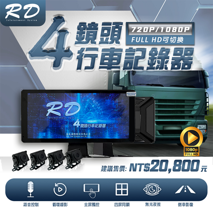 RD 四路 FULL HD 1080P