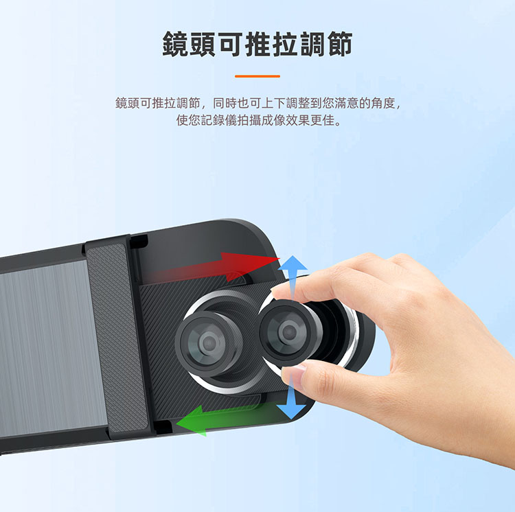PAPAGO! M620 雙鏡頭 TS碼流 電子後視鏡