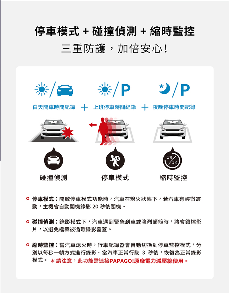 PAPAGO RAY9 WIFI 前後行車紀錄器