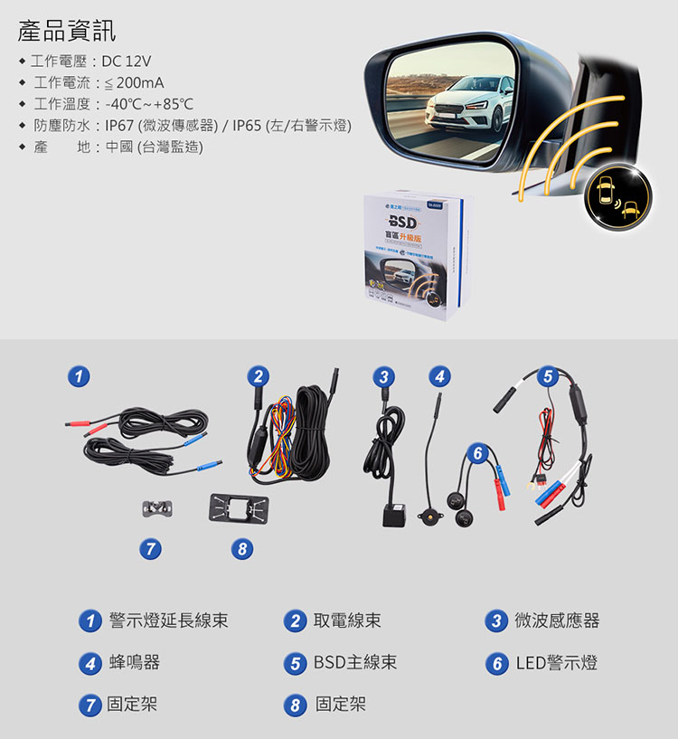 鷹之眼BSD盲點偵測